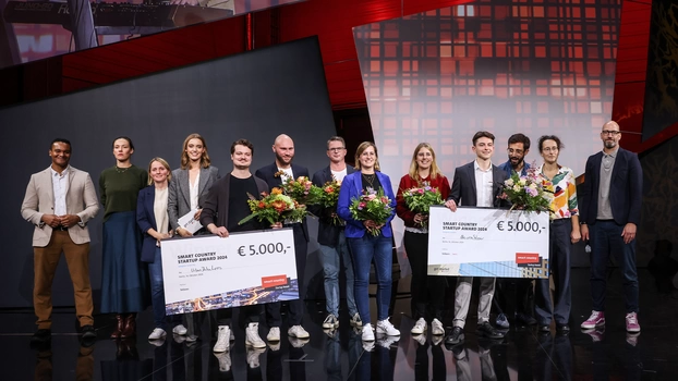 Eindrücke von der Preisverleihung Smart Country Startup Award (Bildquelle: Bitkom)